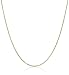 14k Yellow Gold Baby Curb Chain Necklace, 16