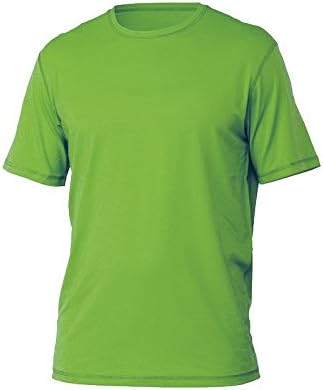 Mens Short Sleeve ( SS ) Snug Fitting Rash Guard, Swimming Shirt, UV Protection 50+ (Mint, Small)