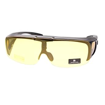 Polarized Fit Over The Glasses (OTG) Sunglasses Flip Up