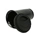 Simply Green Solutions Eco 11-Ounce Ceramic Double Wall Thermal Coffee Tumbler w/Silicone Lid - Black