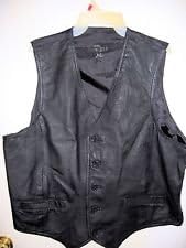 Men's Leather Vest