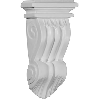 Ekena Millwork COR03X01X07NO 3 3/4-Inch W x 1 7/8-Inch D x 7 1/8-Inch H Norwich Pilaster Corbel