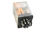 Power Relay, DPDT, 120 VAC, 10 A, D3RF Series, DIN