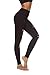 DIBAOLONG Womens High Waist Yoga Pants Cutout Ripped Tummy Control Workout Running Yoga Skinny Leggings