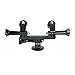 Livestream Gear® - Dual Device Parts Setup for Live Streaming, Video, or Sport Camera. Get Dual Mount, Tripod Adapter, 2X Screw Adapters; Full Setup. Compatible with GoPro and iPhones.