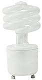 Satco S8203 13 Watt T2 Ultra Mini Spiral 2700K Soft White Compact Fluorescent Light Bulb with GU24 Base (60 Watt Replacement) (6-Pack)
