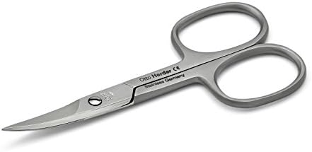 Otto Herder Nail Scissors | INOX Stainless steel - Extra sharp - made in Germany - plus a free Crystal Nail File