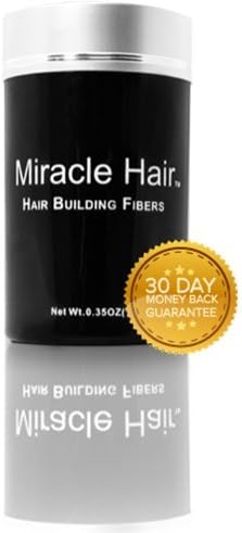 Miracle Hair Building Fibers: Full Head of Hair 60 Seconds or Less! (25g, Brown)