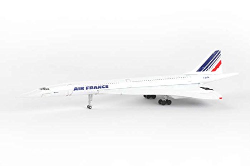 Daron Postage Stamp PS5800-1 Air France Concorde 1:350 Scale Diecast Display Model With Stand