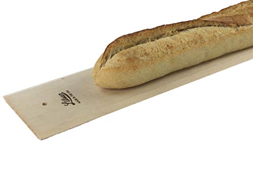 Baguette Transfer Peel By Artisan Baking Co (Bread Flipping Board). Industrial quality for home or professional bakers