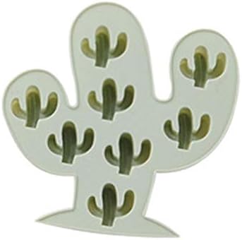 aozuzizhixianbam Functional Flamingo Small Fish Mould Cactus Silicone Baking Mould Food Grade Silicone Model for Home Decoration(None green)