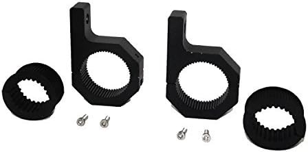 Dkii Mounting Bracket 1.5" 2" Tube Clamp Roof Roll Cage Holder For Work HID LED Light Bar (One pair)