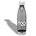 H2O Basics BPA-Free Sport Water Bottles 25 oz, Tritan Non Toxic Plastic, Reusable Flask with Stainless Steel Leak Proof Twist Off Cap & Steel Base, Cola Bottle Shape (Graphite, 25 Ounces)