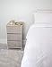 East Loft Nightstand Dresser Storage Organizer for Closet, Nursery, Bathroom, Laundry or Bedroom 3 Fabric Drawers, Solid Wood Top, Durable Steel Frame (Tan)