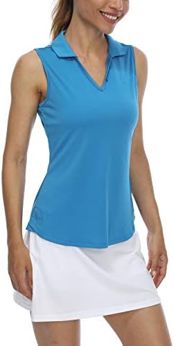 LastFor1 Women’s Sleeveless Polo Golf Shirts Quick Dry 50+ UV Protection V-Neck with Collar Lightweight Tennis Tank Tops LastFor1 Women’s Sleeveless Polo Golf Shirts Quick Dry 50+ UV Protection V-Neck with Collar Lightweight Tennis Tank Tops