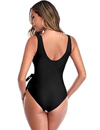 VECVOC Trajes de baño de una pieza para dama con control de barriga