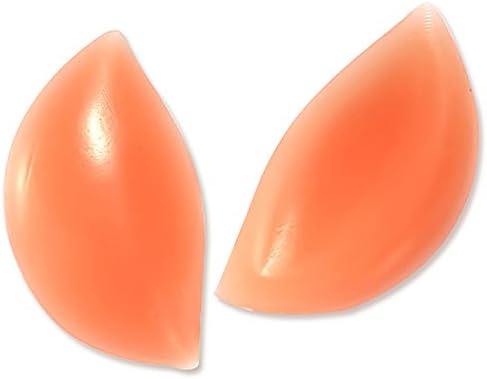 Silicone Inserts Chicken Fillets Breast Enhancers For Bras Swimsuits and Bikini – Create maximum cleavage - suitable for A, B, C and D Cups – 180g/pair (Skin)