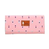 Vovotrade(TM) Hot Sale!! Elegant Lady Women Long Purse Clutch Wallet Zip Bag Card Holder (hot pink)