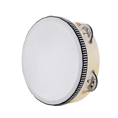 4 Tambourine+Jingles+Percussion+Educational+Instrument