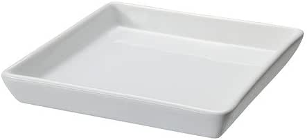 IKEA IDEAL - plato Vela, blanco - 15x15 cm: Amazon.es: Hogar