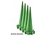 Watering Spike Set - Bonus Planting Seeds Guide - Reusable Plant Watering Sticks - Keep Your Garden Hydrated While on Vacation (4 STICKS, GREEN)