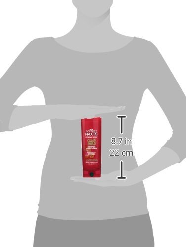 GARNIER FRUCTIS COLOR SHIELD ANTI-FADE CONDITIONER FOR COLOR TREATED HAIR, 12 FL OZ, 1 COUNT (PACKAGING MAY VARY)