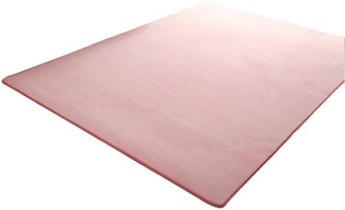 CarPET L Furry Living Room Bedroom Multi Color Short Pile, Size: 100 * 200cm (Color : Light Pink)