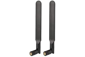 Bingfu 4G LTE 3dBi External SMA Male Antenna (2-Pack) Compatible with 4G LTE Wireless Router CPE Hotspot Industrial IoT Router Cellular Gateway Terminal Outdoor Cellular Security Camera