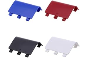 Battery Cover Shell Lid Back Case Replacement for Xbox One Controller (Black)