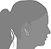 Osiana Womens CZ Crystal Leaf Ear Wrap Cuffs Climber Earrings Sweep Stud Earring Pin Color Silver ER-1