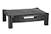 Halter Monitor Stand Riser with Organizer Drawer and Cable Management, Black (1 Pack)