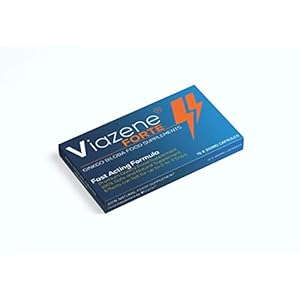 Viazene Forte – 100% Herbal & Gingko Biloba Complex Food Supplement for Energy, Endurance and Power – Innovative Formula – 10 Capsules