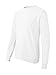 Hanes TAGLESS Long Sleeve T-Shirt WHITE/X-LARGE