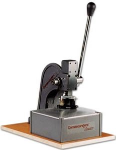 Lassco CR-60 Corner Cutter Corner Rounder for Sign Industry and Metal Applications (CR-60) With 3/4 Radius Table Assembly