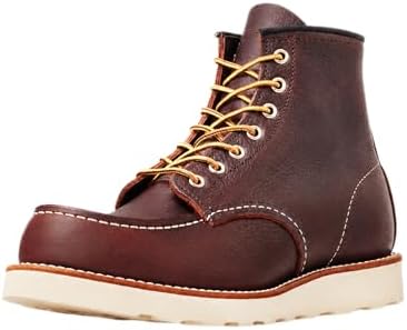 Amazon.com | Red Wing Mens 6 Inch Classic Moc Toe Leather Oro
