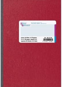K E Kladde A5 96 Blatt Mit Register A Z Kariert Amazon De Burobedarf Schreibwaren