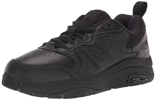 New Balance Women's 857 V3 Casual Comfort Cross Trainer, Black/Black, 10.5 Medi…