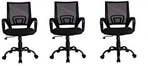 Mid Back Mesh Ergonomic Computer Desk Office Chair,3 pack