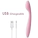 SVAKOM Keri - Pink Rechargeable, Contoured Vibrator - Waterproof Dildo - Vibrating Personal Massager - Sex Toys for Men, Women & Couples - Intelligent & Quiet