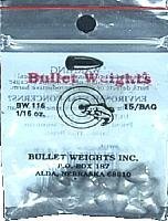 UPC 089186100100, Bullet Weight BW116 Worm Weight