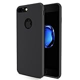 iPhone 7 Plus Case,RANVOO Premium Hybrid Soft Touch Silicone Rubber Protective Shockproof Case for iPhone 7 Plus(Black)