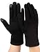 Women Winter Gloves Touchscreen Warm Black Texting Gloves for Ladies Driving Suede Leather Fleece Windproof
