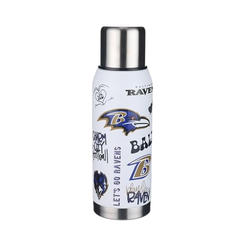 The Memory Company Officially Licensed 34oz Team Spirit Insulated Bottle, Balti…