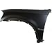 Evan Fischer Front Driver Side Fender Compatible With 1997-2001 Honda CR-V With Molding Holes Primed