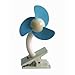 Dream Baby Stroller Fan, White/Blue - 2 Pack