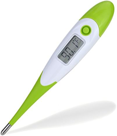 FDA Approved, Clinical Digital Kids Instant Thermometer 10-15 Seconds Quick Read Home Rectal Oral Thermometer W/ Fever Alarm for Baby/Adult/Children