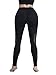 FEIVO Yoga Pants, Women's Power Flex Yoga Pants Tummy Control Workout Yoga Capris Pants Leggings,Mesh-black5,Small