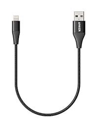 Anker Powerline+ II - Cable Lightning (1 pie), certificado MFi para una compatibilidad perfecta con iPhone X, 8, 8 Plus, 7, 7 Plus, 6, 6 Plus, 5, 5S y más