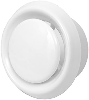 diameter 100mm / 4'' Adjustable Diffuser, Universal Air Supply/Exhaust Valve, Ventilation Ducting Cover, Mounting Frame