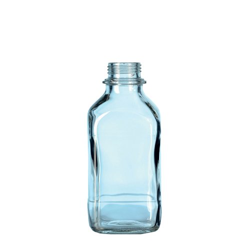 Duran 23 810 24 5 Screw Soda-Lime Glass Bottle, Square